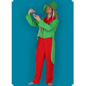 Karnevalový kostým Vodník - kalhoty,frak,klobouk,šátek