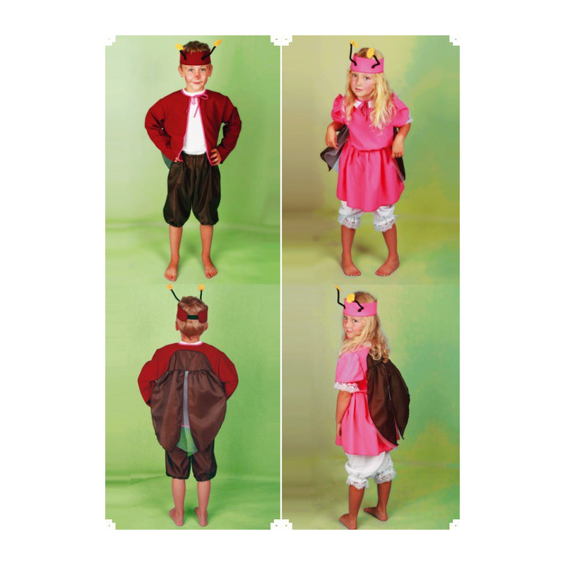 Karnevalový kostým BROUČEK - kalhoty, horní díl, čelenka